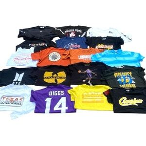 Bundle of clothes multicolored size M lot of clothes all brands